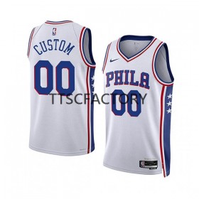 Dres Philadelphia 76ers Prilagođeni Nike 2022-23 Association Edition Bijela Swingman - Muške
